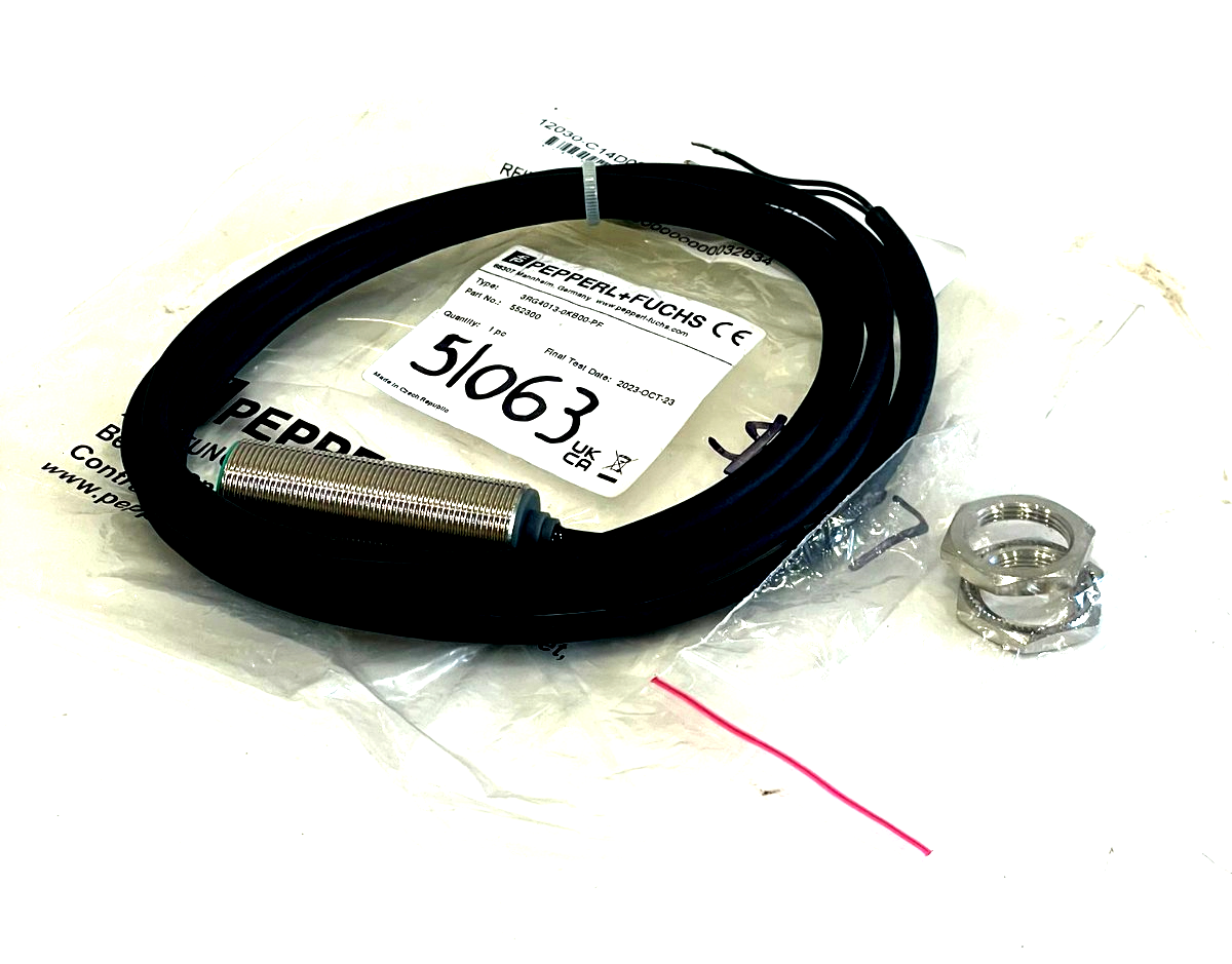NEW PEPPERL+FUCHS 552300 INDUCTIVE SENSOR 3RG4013-0KB00-PF - SB ...