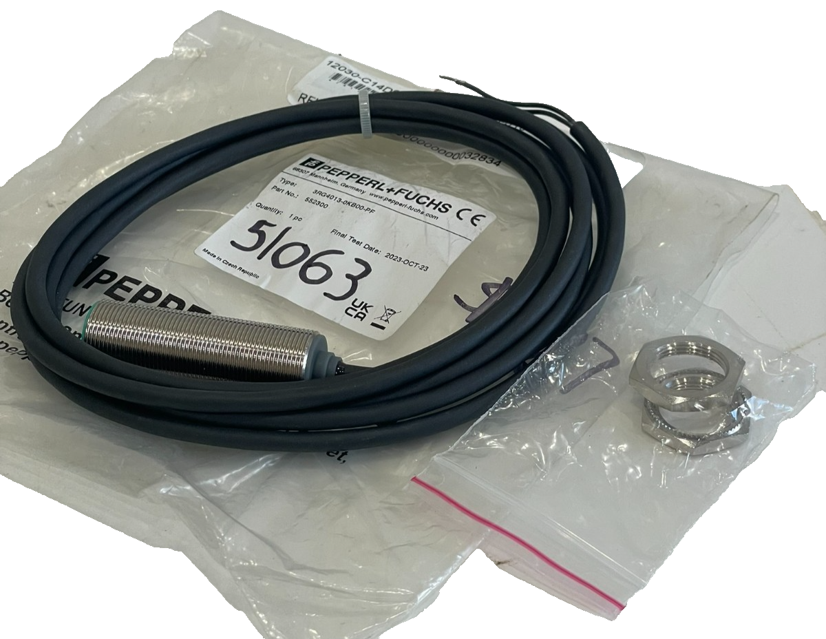 NEW PEPPERL+FUCHS 552300 INDUCTIVE SENSOR 3RG4013-0KB00-PF - SB ...