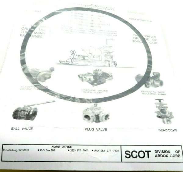 NEW SCOT JM145-JM215 MOTOR PUMP REPAIR KIT JM145JM215 - Image 4