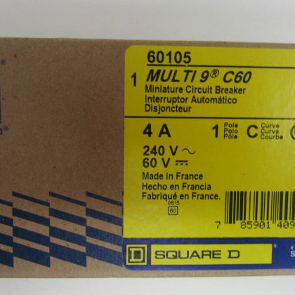 NEW SQUARE D 60105 CIRCUIT BREAKER MULTI 9  C60