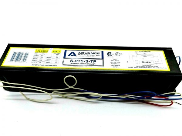 NEW ADVANCE BALLAST S-275-S-TP BALLAST INSTANT START 120VAC 60HZ S275STP - Image 3