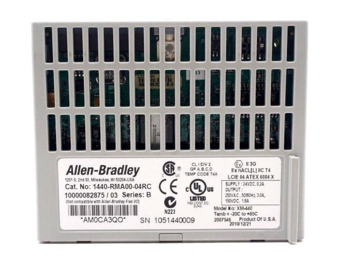 NEW ALLEN BRADLEY 1440-RMA00-04RC MASTER RELAY MODULE SER. B, 1440RMA0004RC - Image 3
