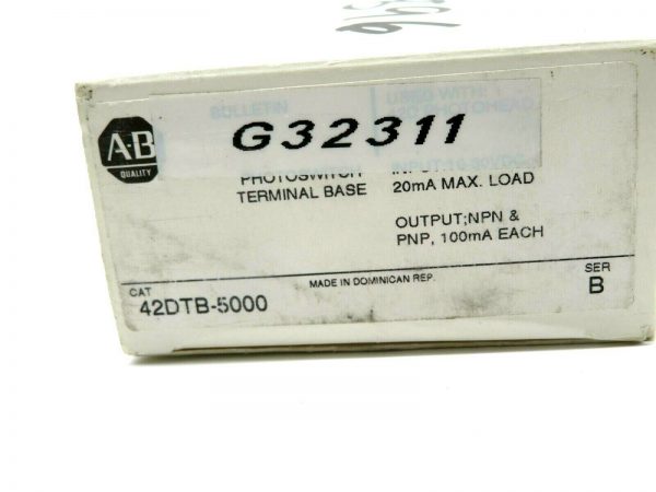 NEW ALLEN BRADLEY 42DTB-5000 PHOTOSWITCH SER B 42DTB5000 - Image 5
