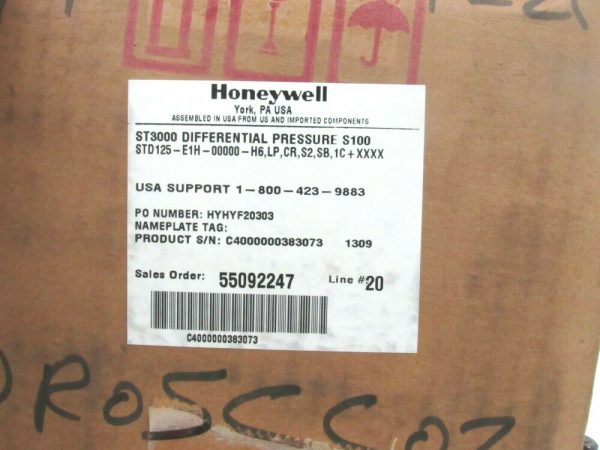 NEW HONEYWELL ST 3000 STD125-E1H-00000-H6 SMART PRESSURE TRANSMITTER ST3000 - Image 3