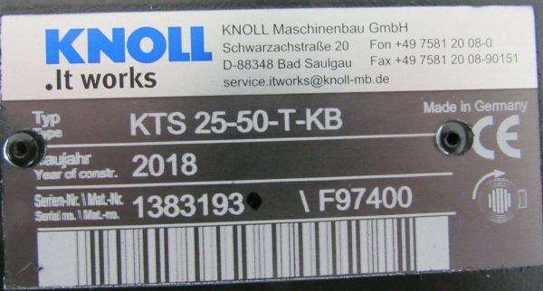 NEW KNOLL KTS25-50-T-KB COOLANT PUMP KTS2550TKB - Image 4