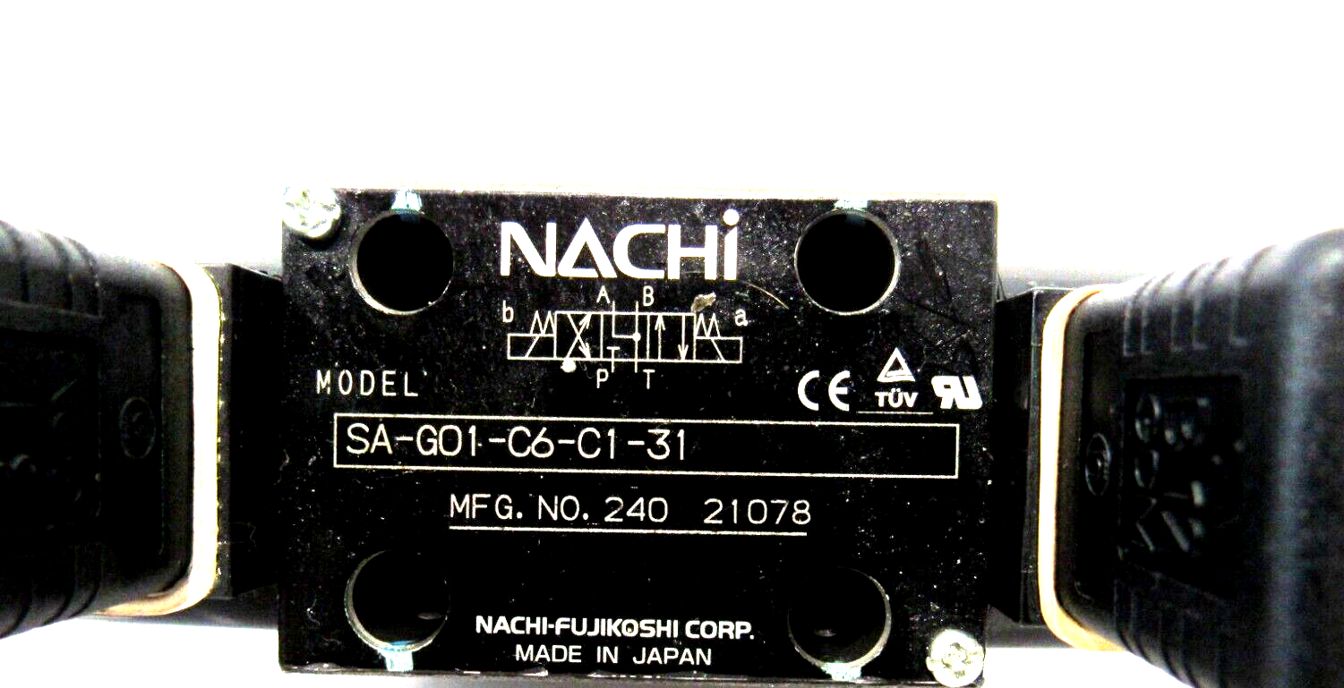 NEW NACHI SA-G01-C6-C1-31 SOLENOID VALVE SAG01C6C131 - Image 4