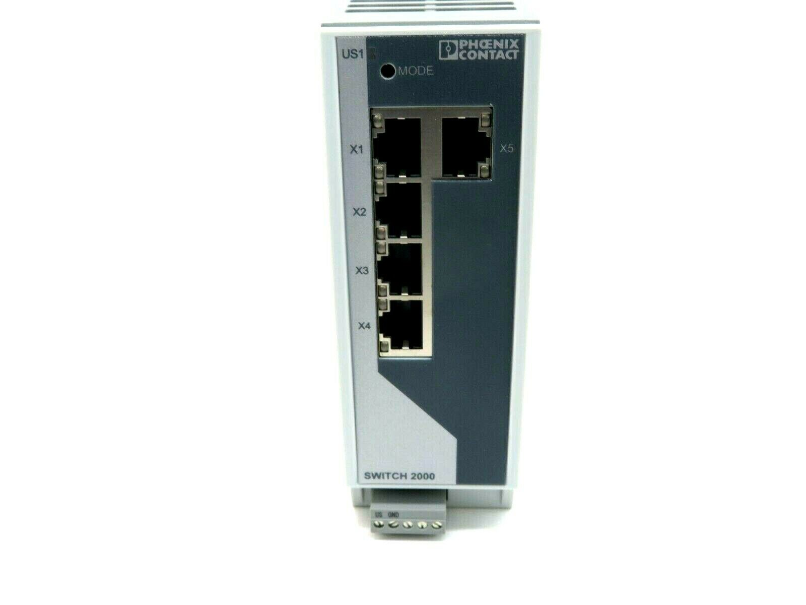 NEW PHOENIX CONTACT 2702323 ETHERNET SWITCH FL SWITCH 2005 - SB