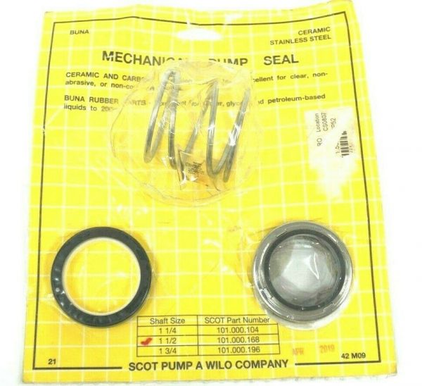 NEW SCOT 101-000-168 MECHANICAL PUMP SEAL 101000168 - Image 3