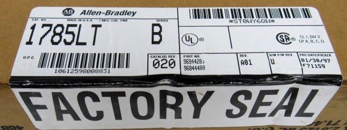 NEW SEALED ALLEN BRADLEY 1785-LT PROCESSOR SERIES B 1785LT - Image 3