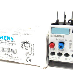 NEW SIEMENS 3RU1116-0EB0 OVERLOAD RELAY 3RU11160EB0