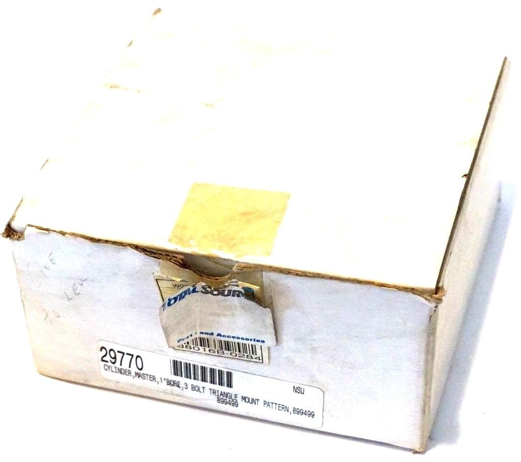 NEW TOTAL SOURCE 29770 MASTER CYLINDER 1" BORE 3 BOLT TRIANGLE MOUNT PATTERN