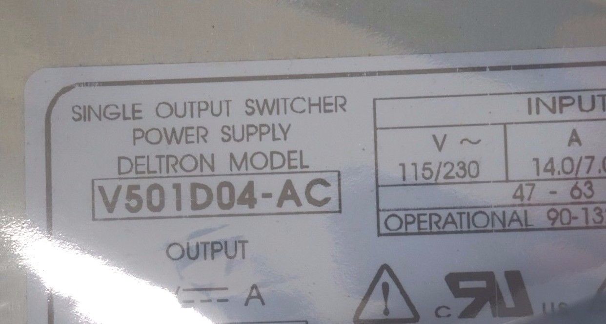 NEW UNISYS 41429200 POWER SUPPLY 24VDC V501D04-AC - Image 4
