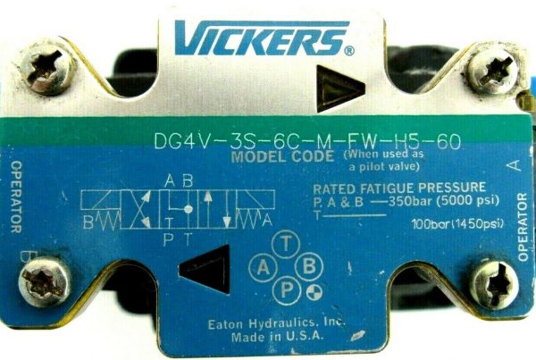 NEW VICKERS DG5S-8-0C-E-M-FW-H5-30 DIRECTIONAL VALVE DG4V-3S-6C-M-FW-H5-60 - Image 5