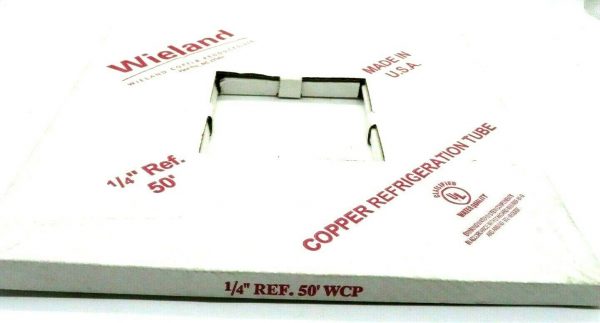 NEW WIELAND COPPER PRODUCTS 1/4" X REF. 50' WCP REFRIGERATION TUBING - Image 5