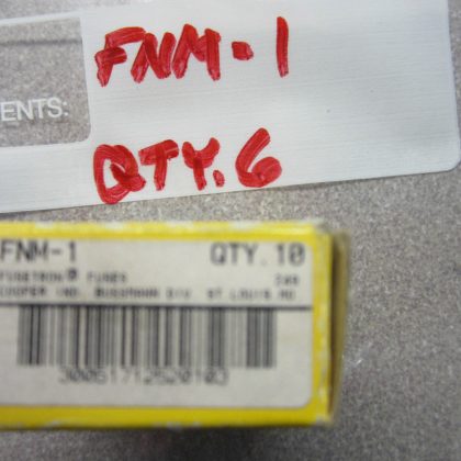 6 NEW BUSSMANN FNM-1 FUSES FNM1