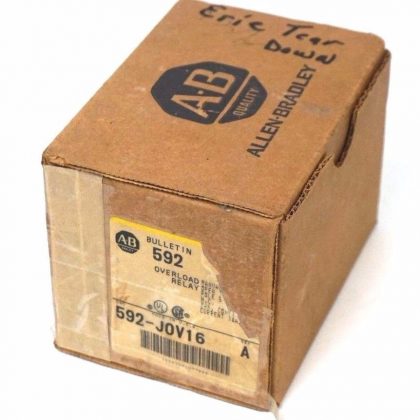 NEW ALLEN BRADLEY 592-J0V16 SER. A OVERLOAD RELAY 592J0V16