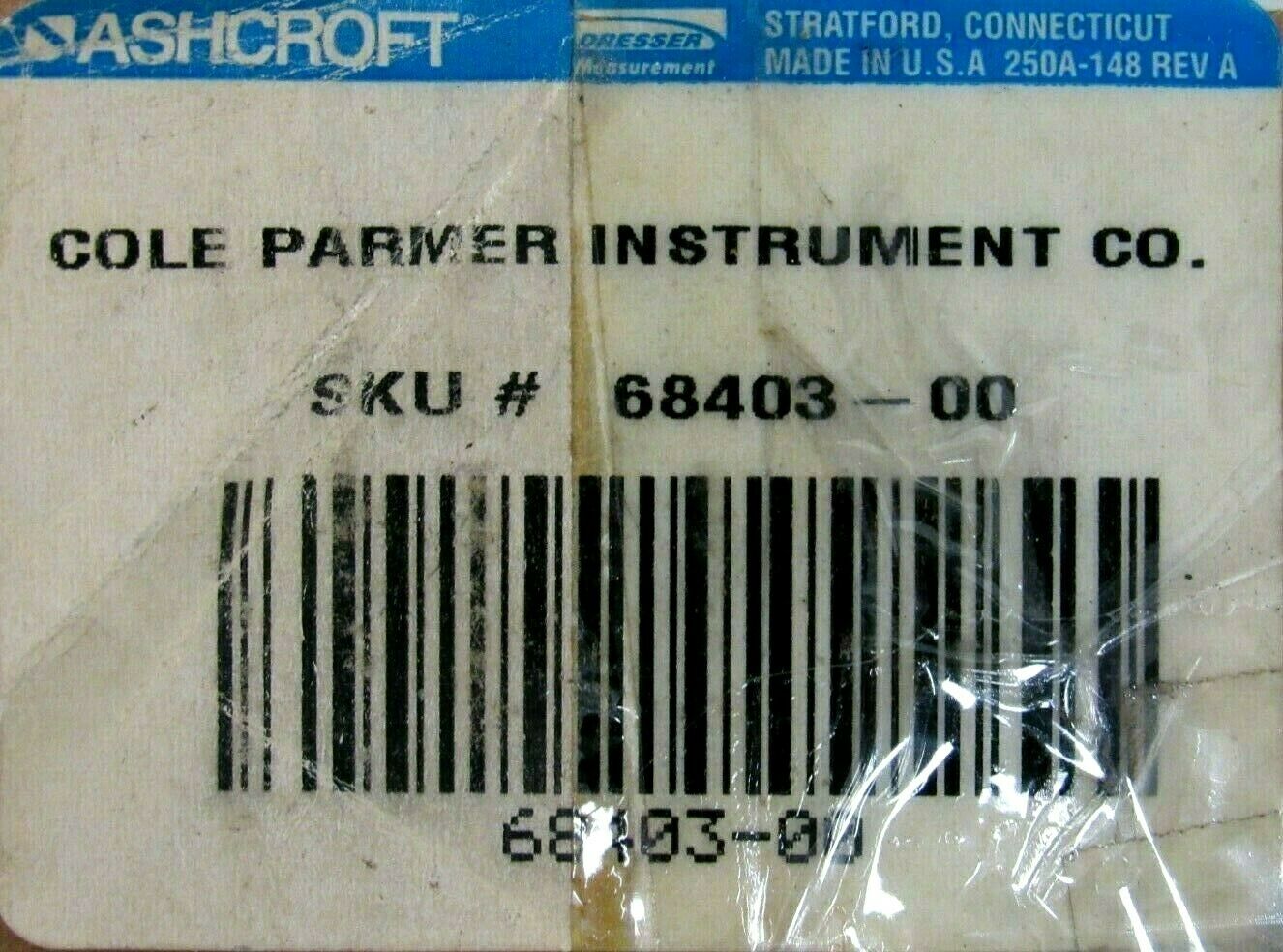 NEW ASHCROFT 25-1130FD-25S-15# DIFFERENTIAL PRESSURE GAUGE 68403-00 - Image 5