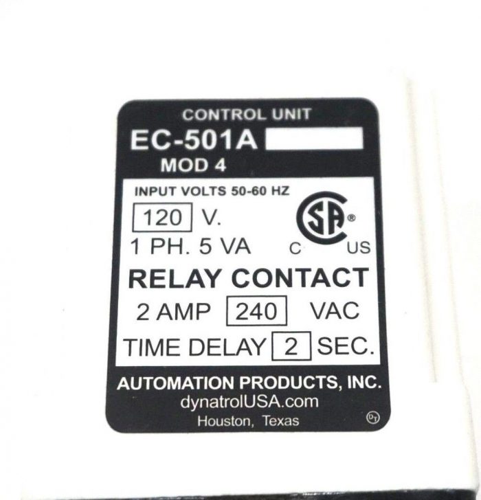 NEW AUTOMATION PRODUCTS EC-501A RELAY CONTACT EC501A - Image 3