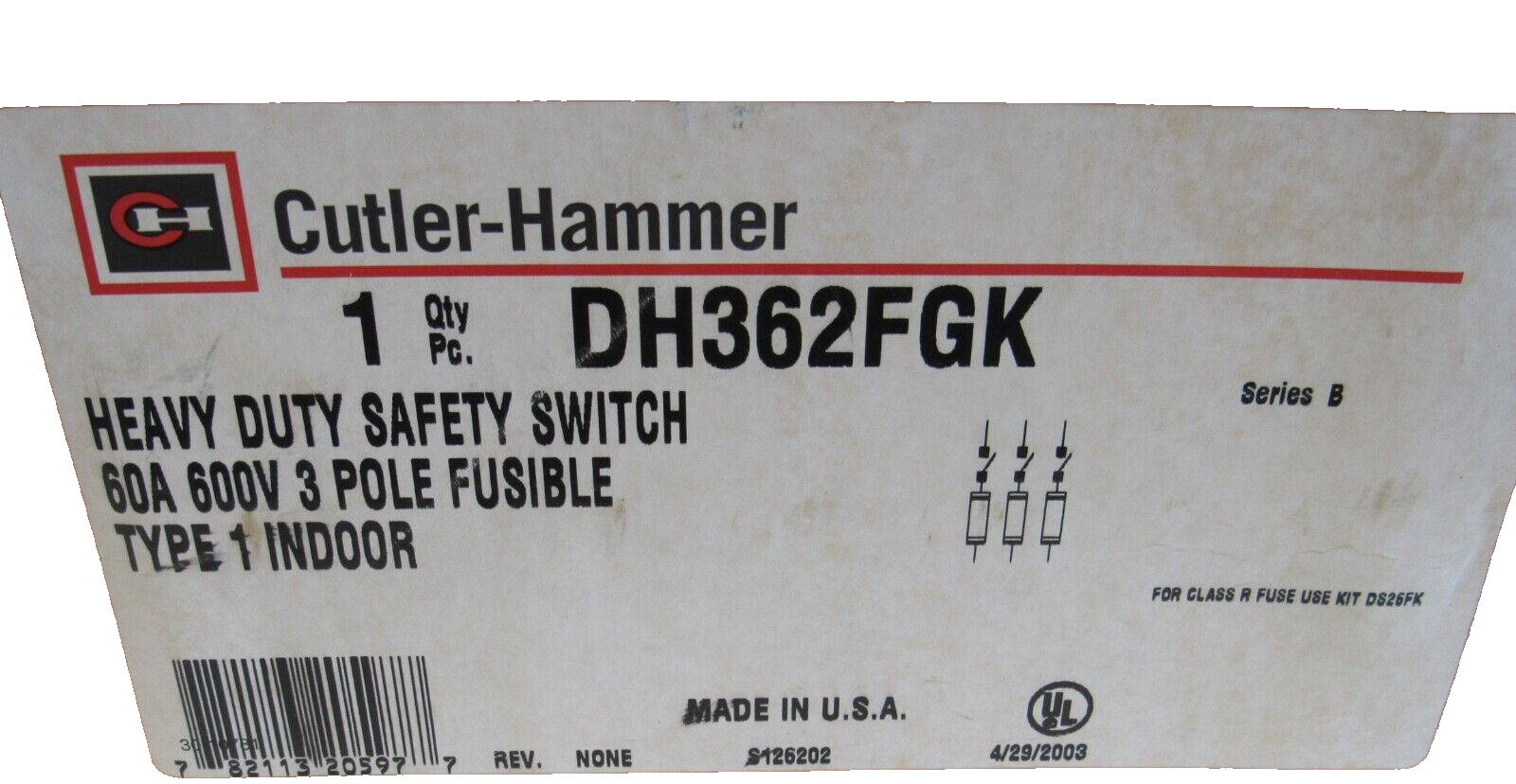 NZM1-XTVDVR-60 Rotary Switch by CUTLER HAMMER