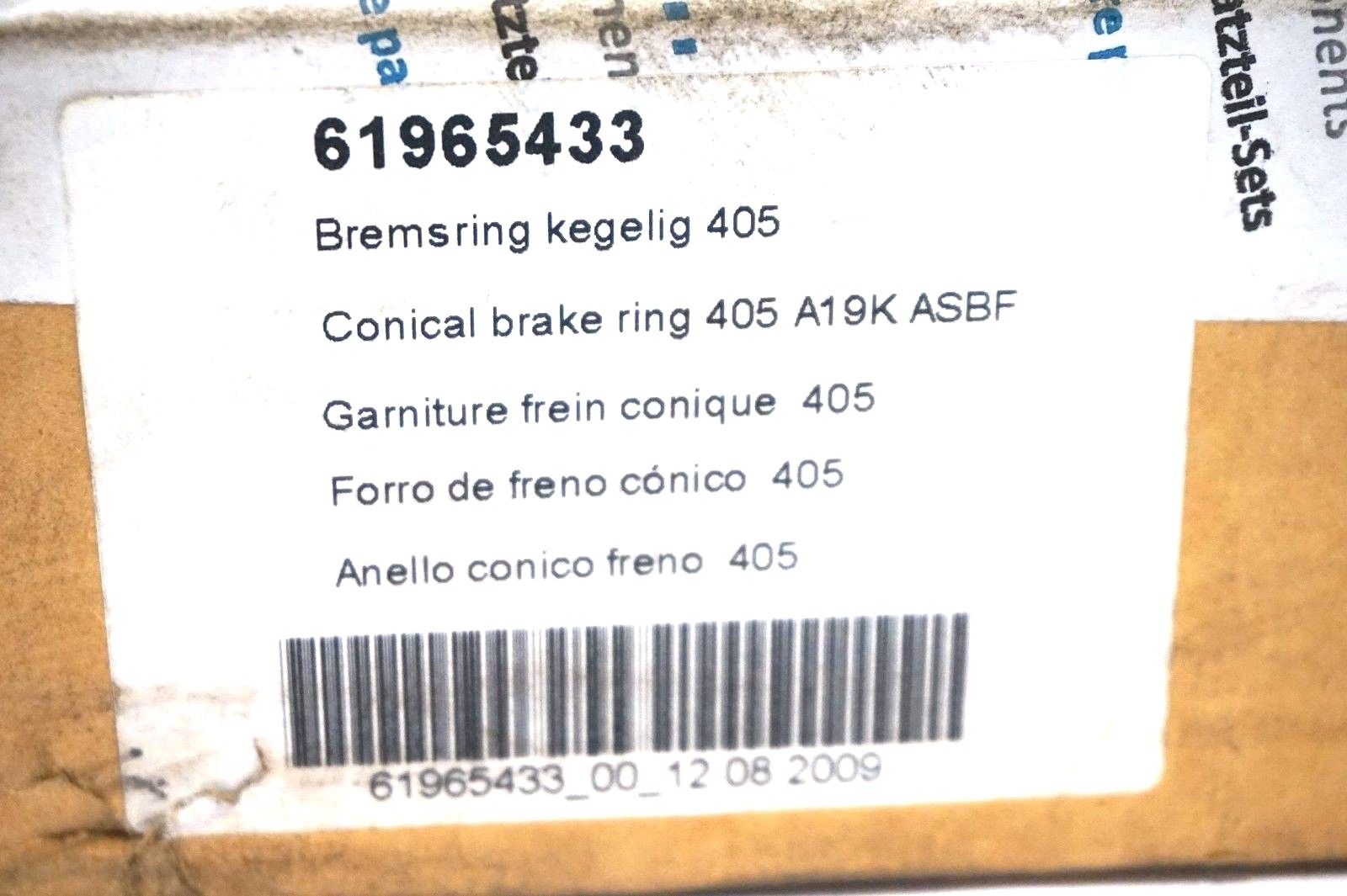 NEW DEMAG 61965433 CONICAL BRAKE RING 405 A19K ASBF - Image 3