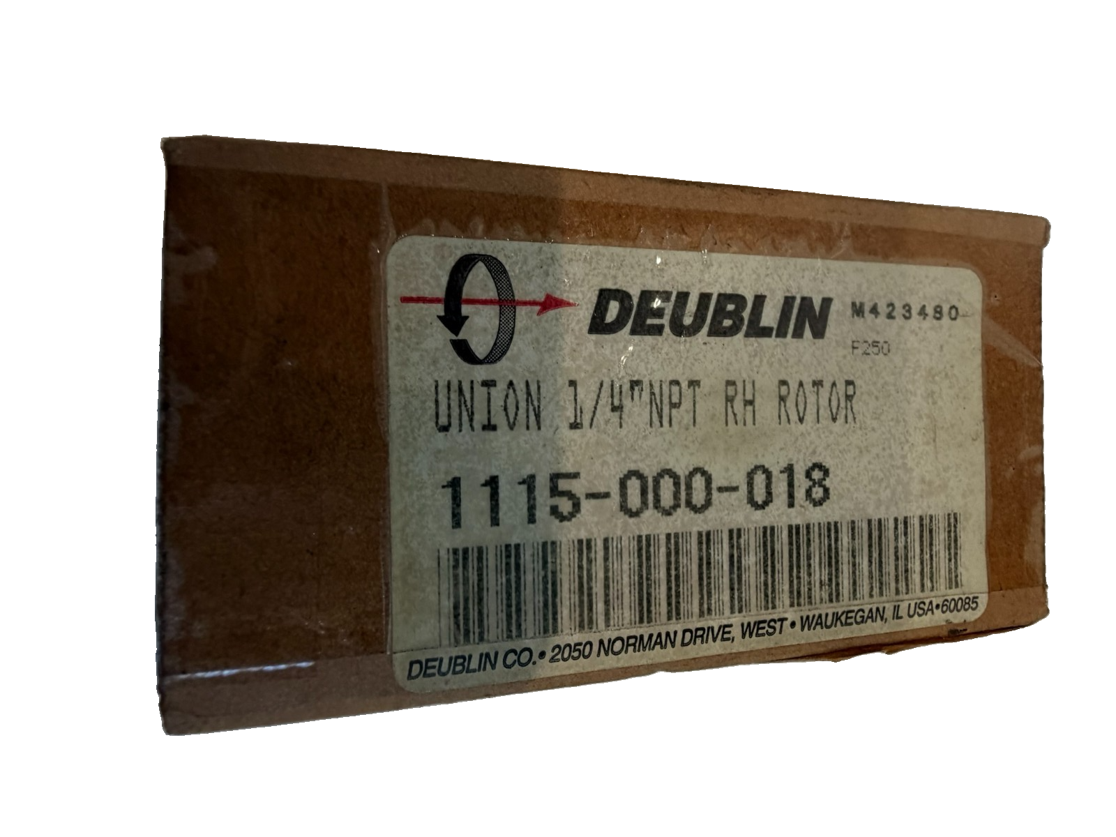 NEW DEUBLIN 1115-000-018 UNION 1/4" RIGHT HAND ROTOR 1115000018 - Image 3