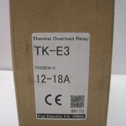 NEW FUJI ELECTRIC TK-E3-1800 OVERLOAD RELAY 12-18A  TKE31800