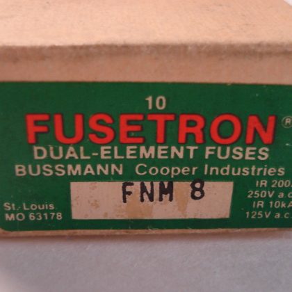 NEW FUSETRON FNM 8 FUSES FNM8 QTY: 10