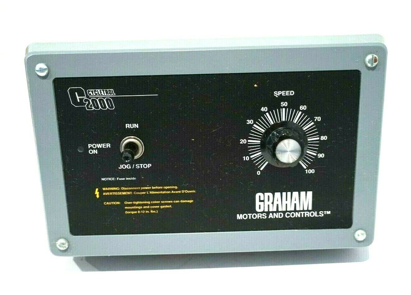 NEW GRAHAM TRANSMISSION 176B3006 DC CONTROL SB Industrial Supply, Inc.