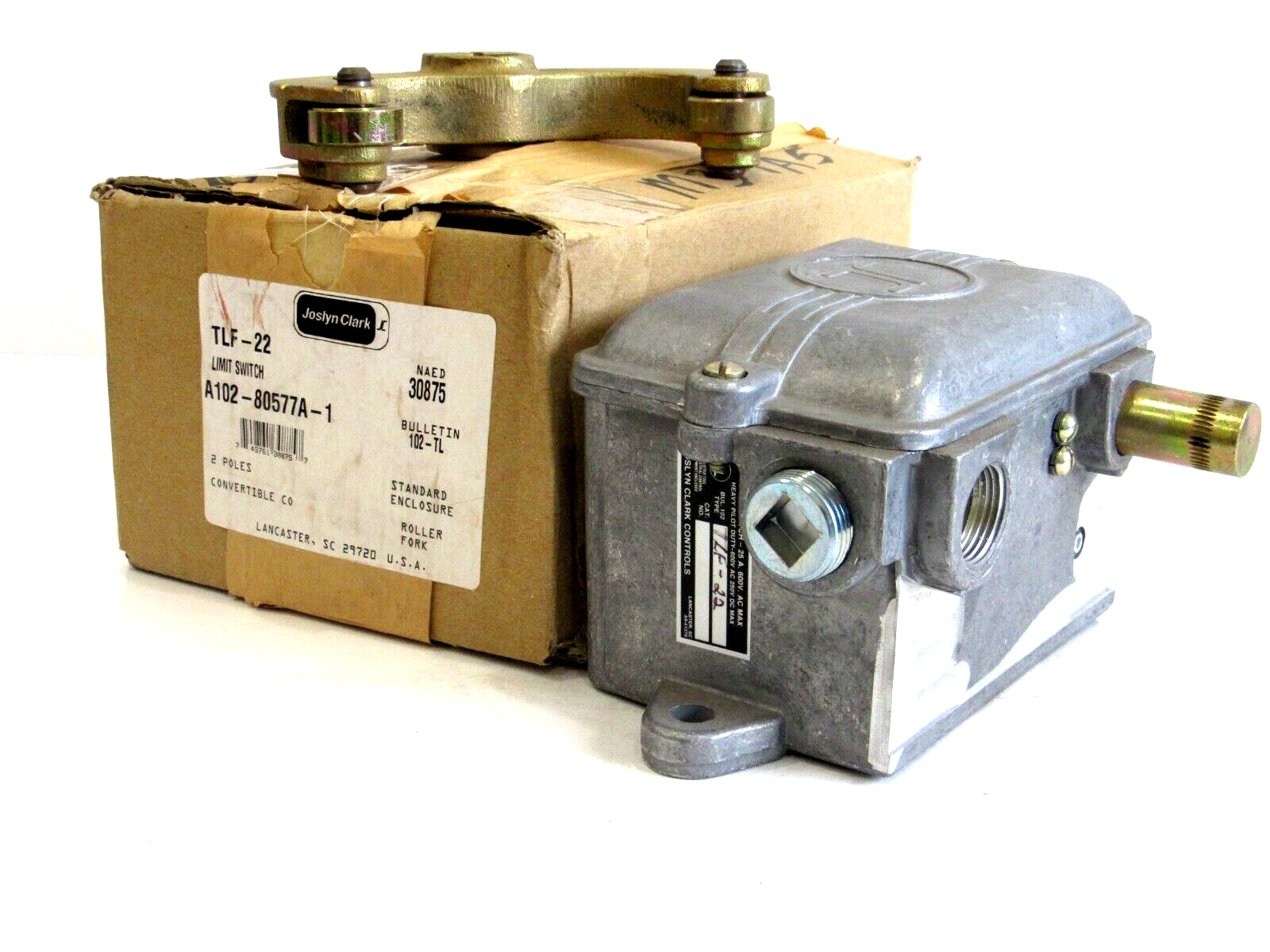 NEW JOSLYN CLARK A102-80577A-1 LIMIT SWITCH 2 POLES TLF-22
