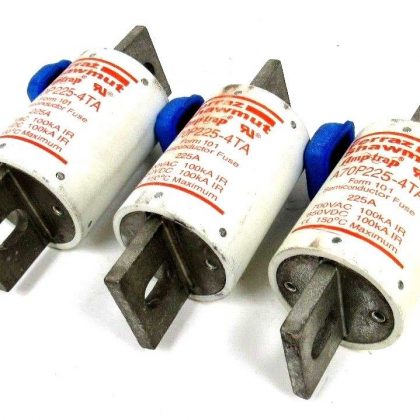 NEW LOF OF 3 SHAWMUT A70P225-4TA FUSE A70P2254TA