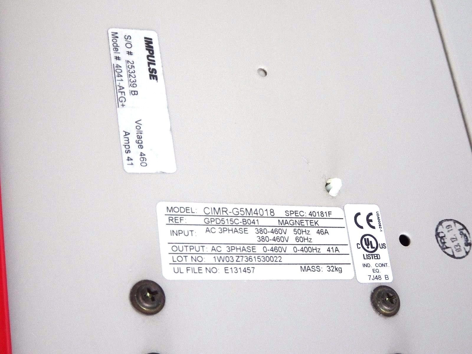 NEW MAGNETEK IMPULSE CIMR-G5M40181F DRIVE GPD515C-B041 - Image 6