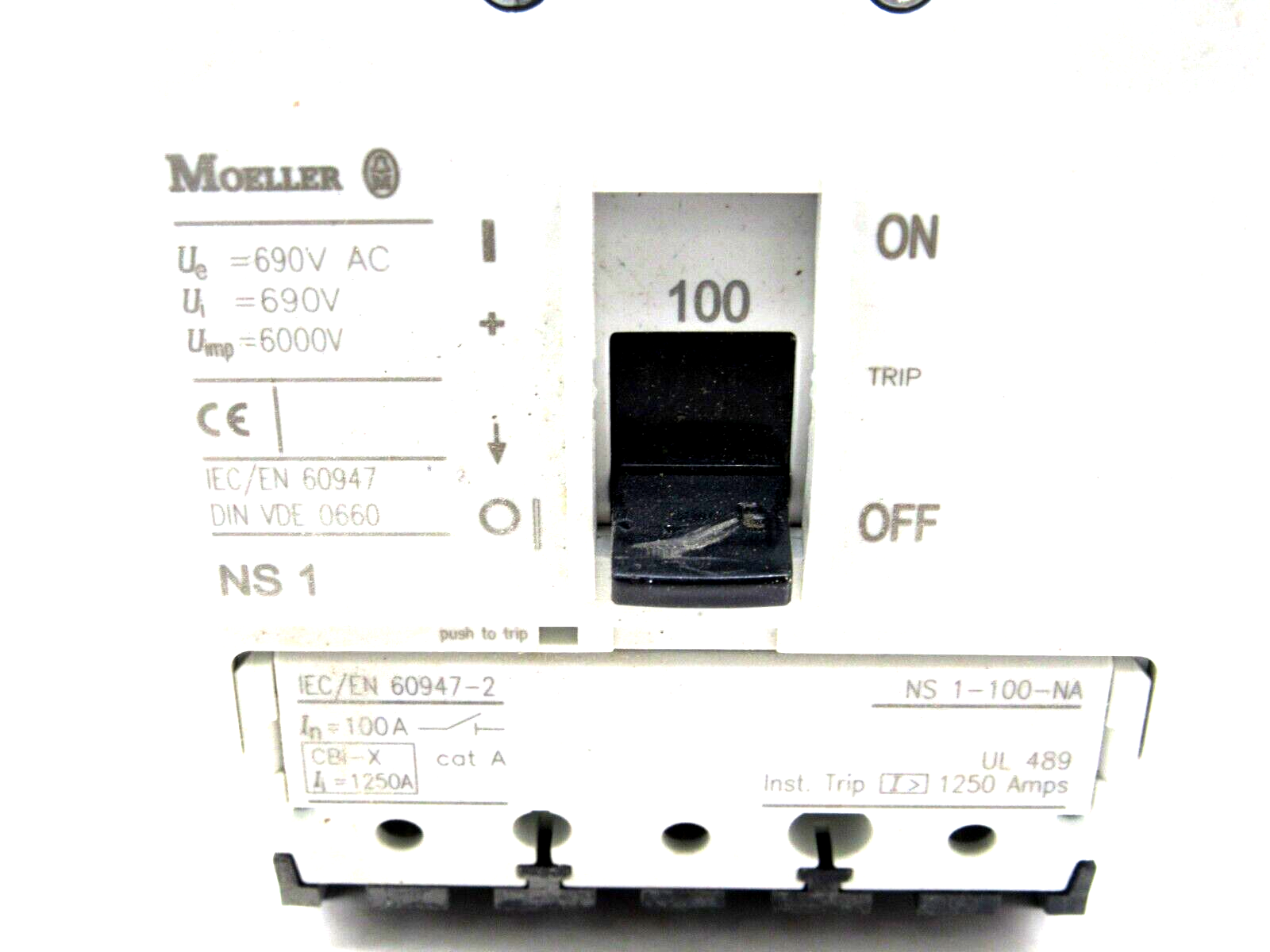NEW MOELLER NS1-100-NA MOLDED CASE SWITCH NS1100NA - Image 3