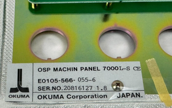 NEW OKUMA E0105-566-055-6 OPERATION PANEL FP5-OKM5-BN EMC A-SW