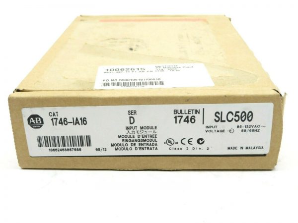 NEW SEALED ALLEN BRADLEY 1746-IA16 INPUT MODULE SERIES D 1746IA16 - Image 3