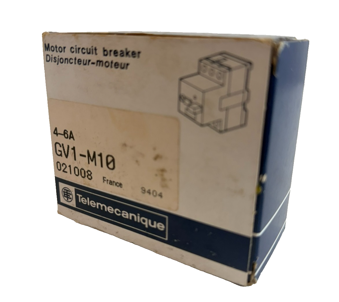NEW SEALED TELEMECANIQUE GV1-M10 CIRCUIT BREAKER GV1M10