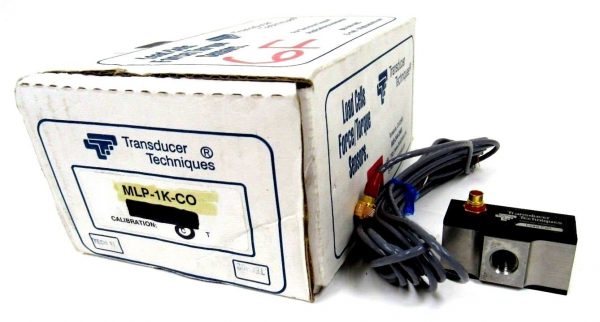 NEW TRANSDUCER TECHNIQUES MLP-1K-C0 LOAD CELL SENSOR MLP1KC0 1000 LBS