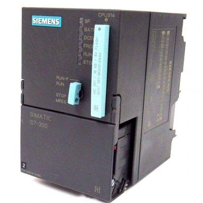 USED SIEMENS 6ES7314-1AE04-0AB0 CONTROLLER S7-300 6ES73141AE040AB0