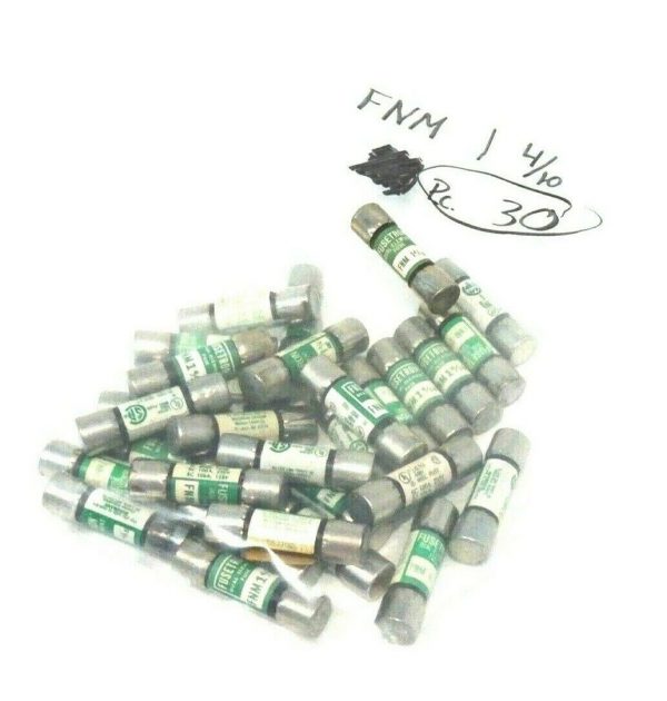 30 NEW BUSSMANN FUSETRON FNM-1-4 /10 FUSES FNM1410