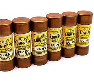 6 NEW BUSSMANN LPJ-15SP FUSES LPJ15SP