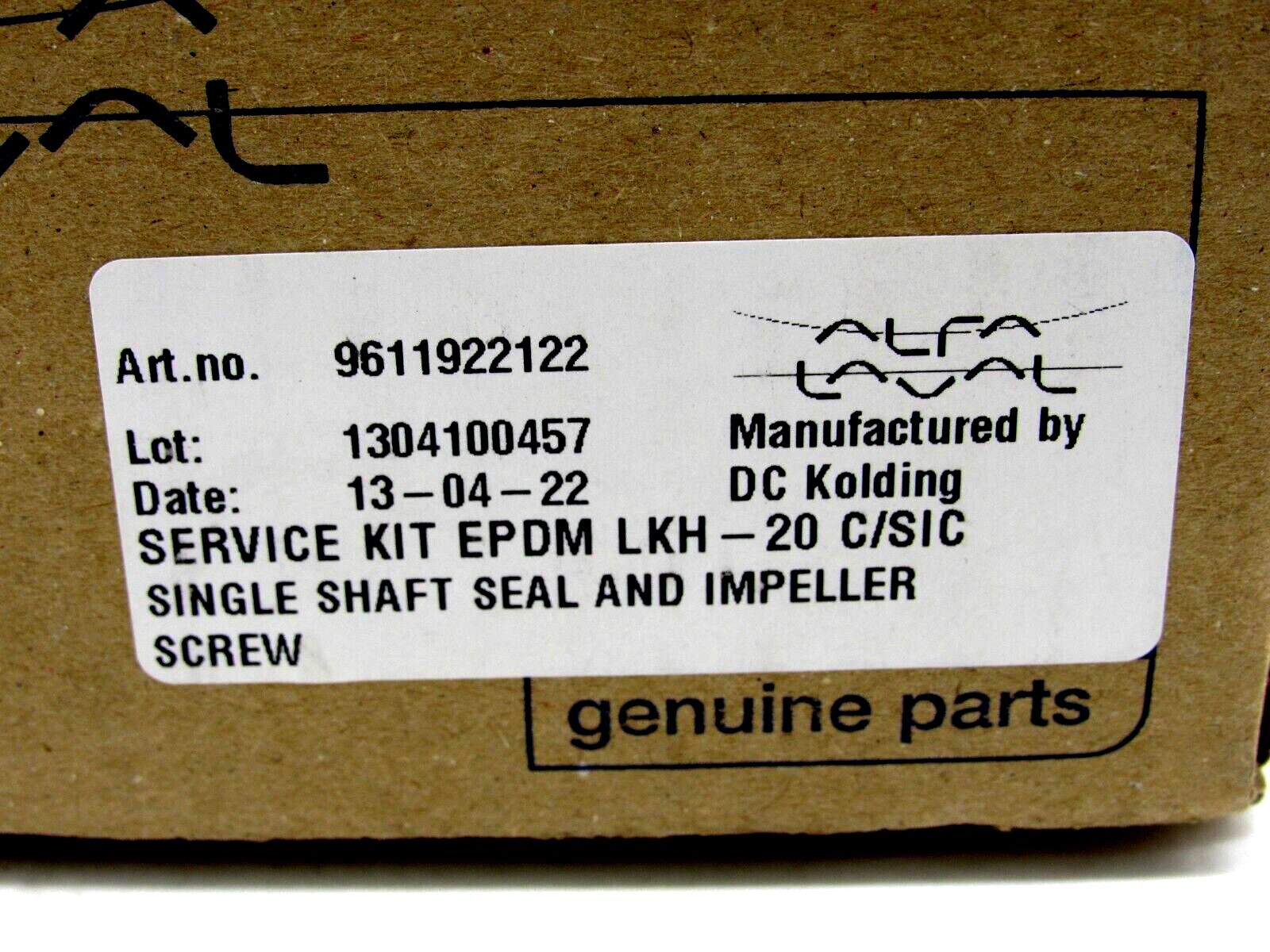 NEW ALFA LAVAL LKH-20 SINGLE SHAFT SEAL SERVICE KIT 9611922122 LKH20 - Image 4