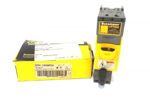 NEW BUSSMANN OPM-1038RSW OVERCURRENT PROTECTION MODULE OPM1038RSW