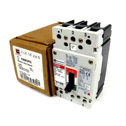 NEW CUTLER HAMMER EGB3015FFG CIRCUIT BREAKER 15A 3 POLE 67B3600G25