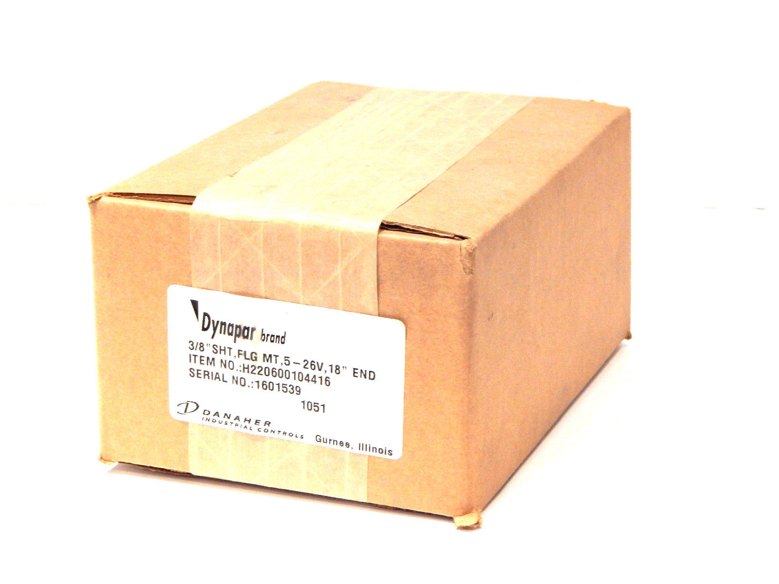 NEW DANAHER CONTROLS H220600104416 DYNAPAR ENCODER 3/8 SHT FLG MT 5-26V 18