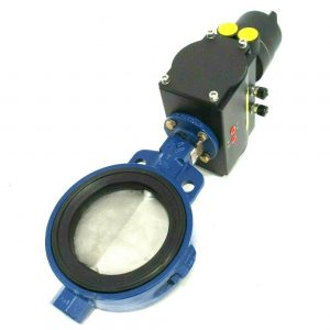 NEW KEYSTONE F89U-014 BUTTERFLY VALVE WITH ACTUATOR  6" KS-0F201DI00-00-0R1
