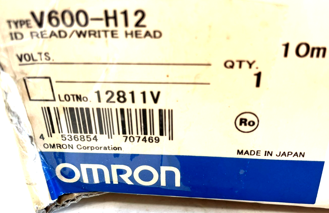 NEW OMRON V600-H12 10M RFID READ/WRITE HEAD V600H12 - Image 5