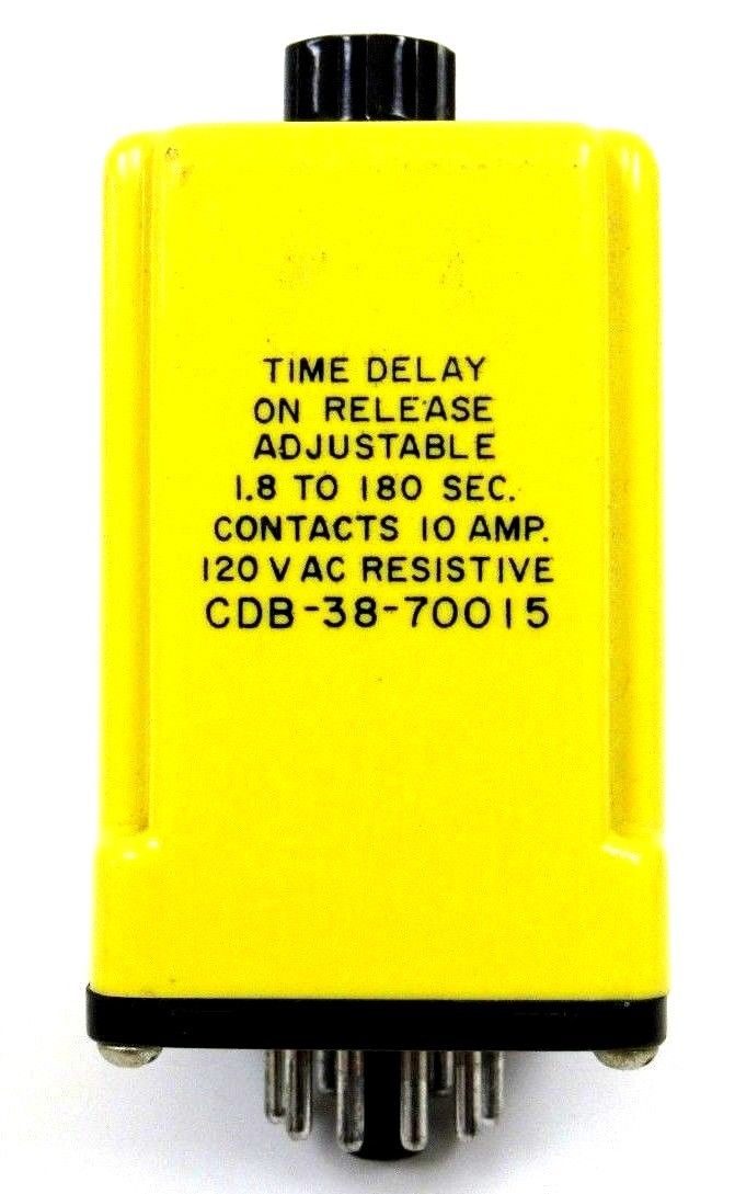 NEW POTTER & BRUMFIELD CDB-38-70015 TIME DELAY RELAY CDB3870015 - Image 5