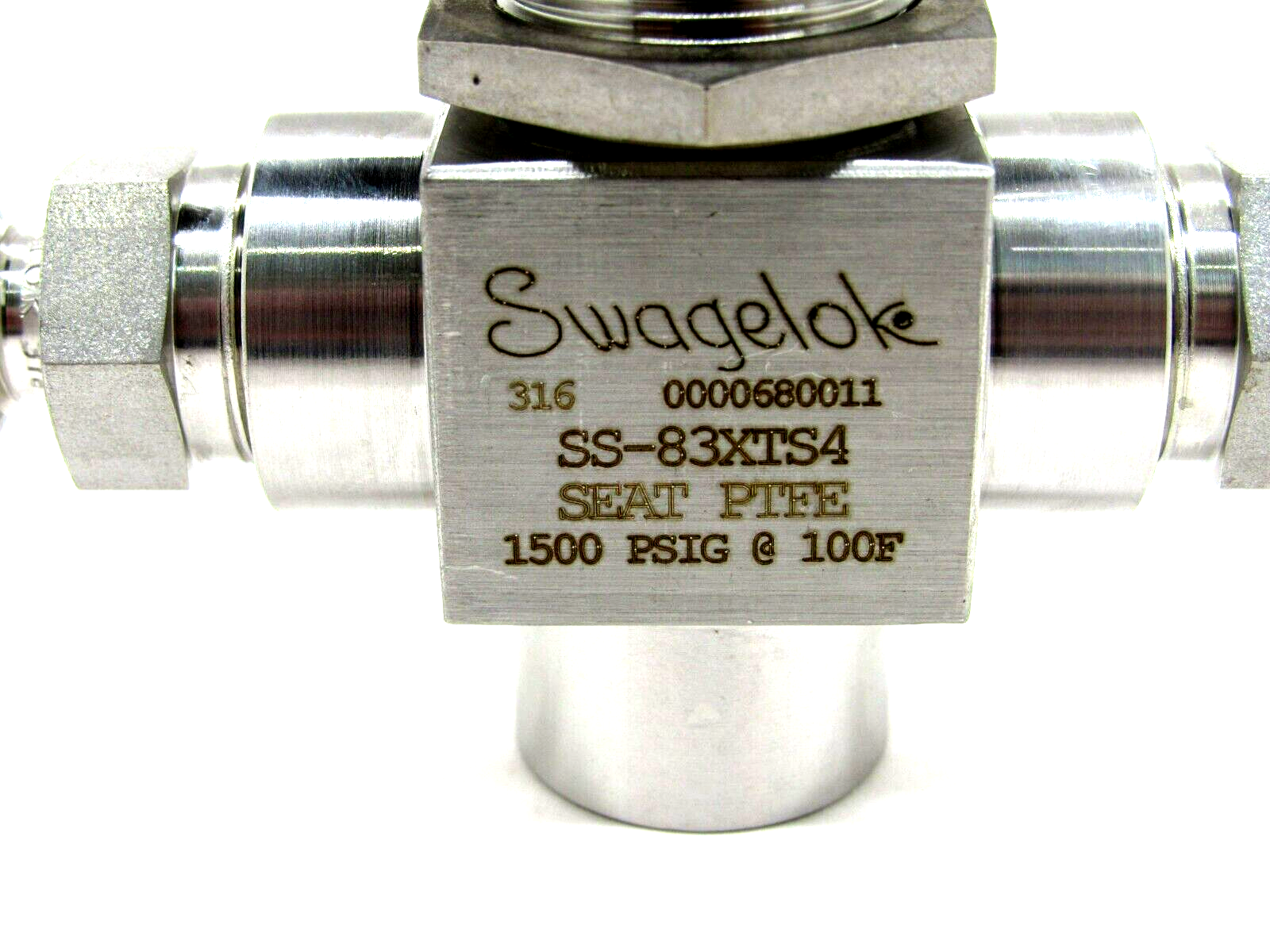 ︎ssw♡  NEW SWAGELOK SS-83XTS4 3 WAY BULB VALVE SS83XTS4 - SB Industrial