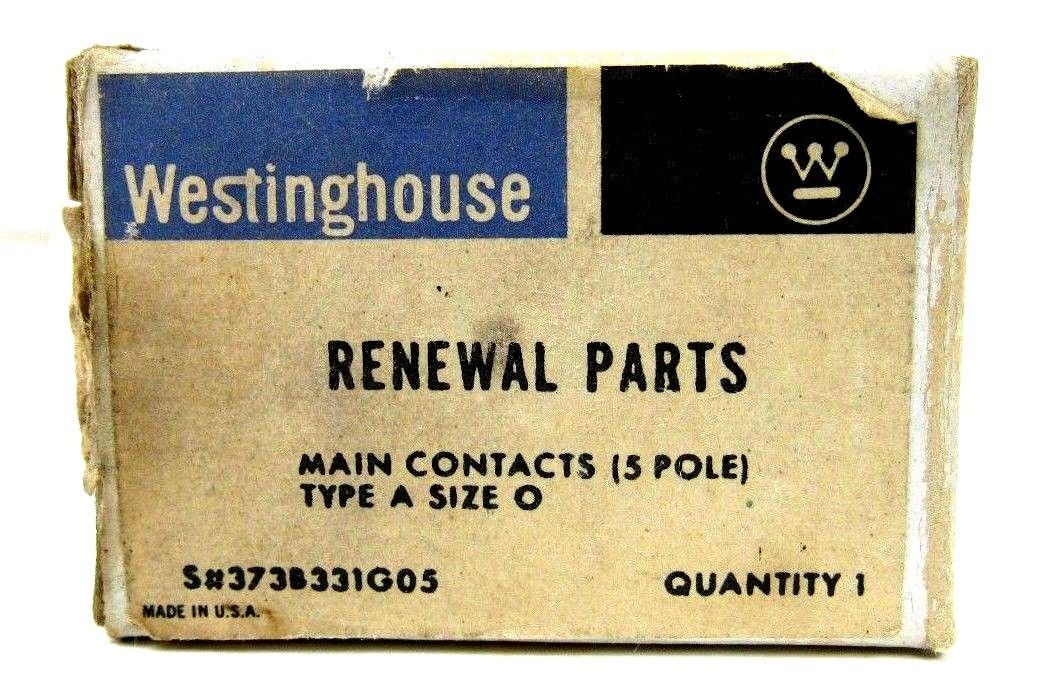 NEW WESTINGHOUSE 373B331G05 CONTACT KIT 5 POLE TYPE A SIZE 0 - Image 3