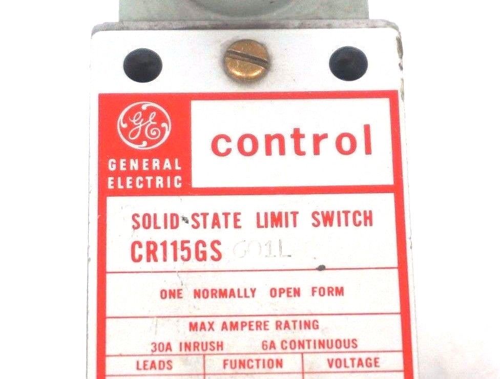 USED GENERAL ELECTRIC CR115GS-601L SOLID STATE LIMIT SWITCH CR115GS601L - Image 4