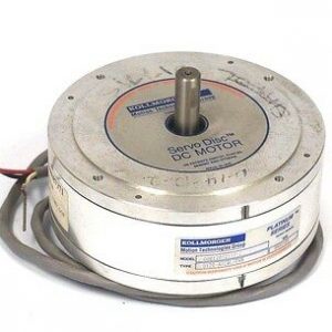 USED KOLLMORGEN 00D12A02107-2 SERVO DISC DC MOTOR U12D-A/CBL/CVR, 00D12A021072